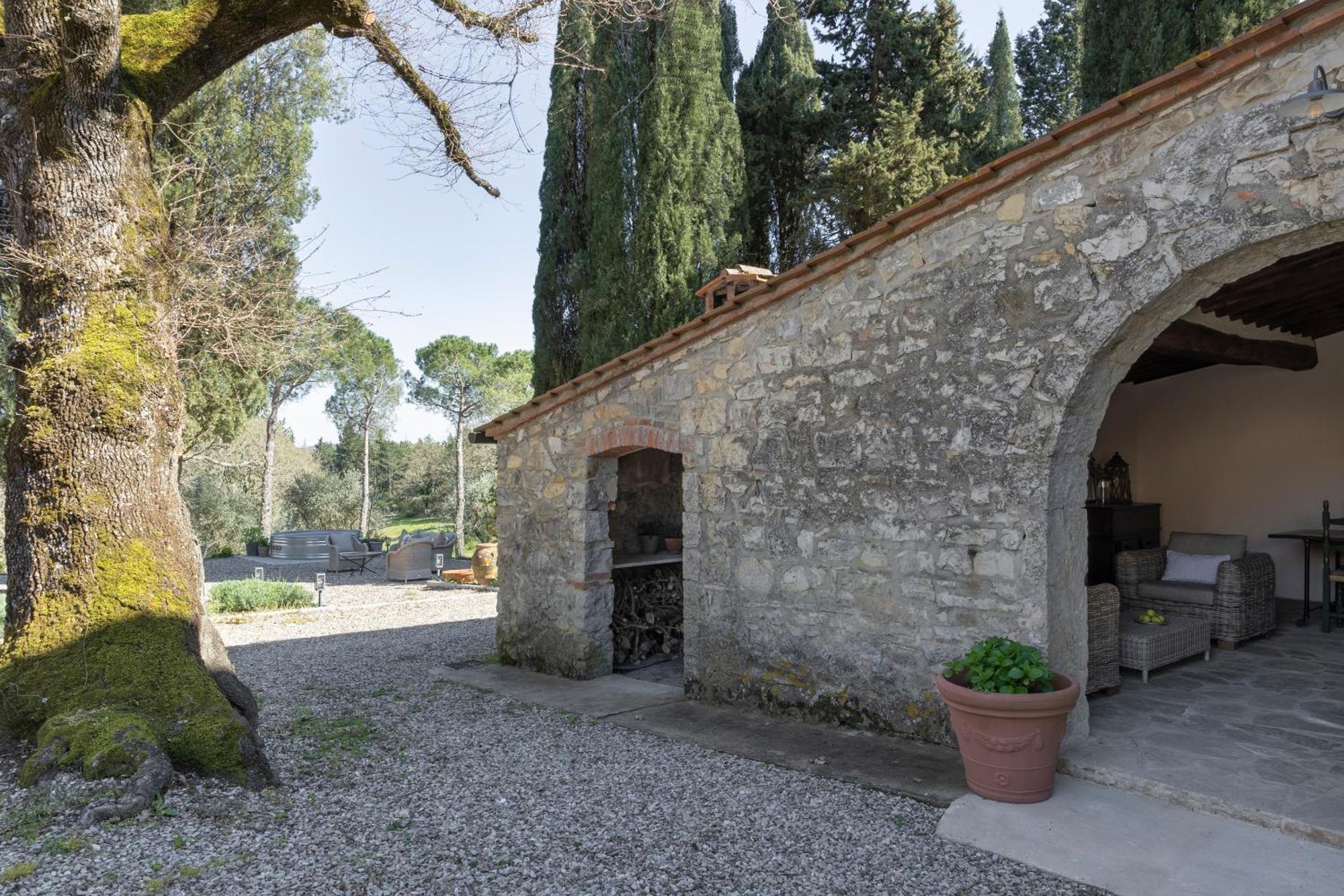 Il Villino Farmhouse Castellina in Chianti Luaran gambar